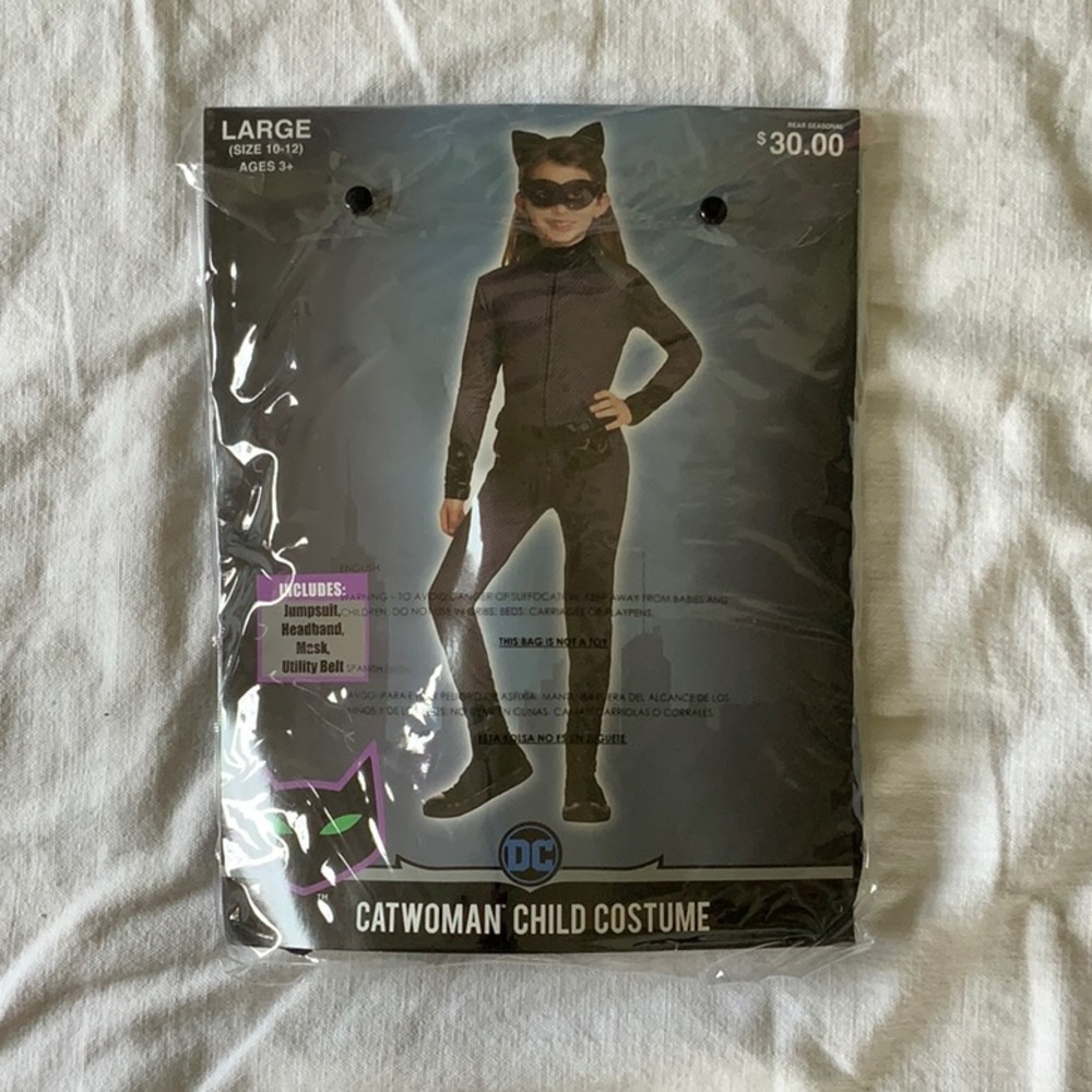 NWT DC Batman movie Catwoman costume